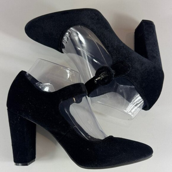 Christian Siriano for Payless Suede Mary Jane Pumps - Picture 1 of 8